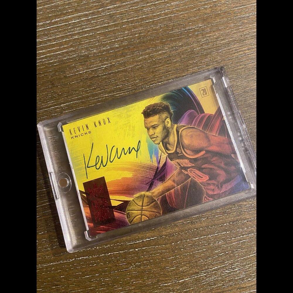2018-19 Panini Court Kings Fresh Paint Jade Kevin Knox #FP-KKN Auto RC 60/99